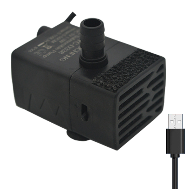 Marine Aquarium Water - Ультратихий USB-насос для аквариума, мини-фонтан для