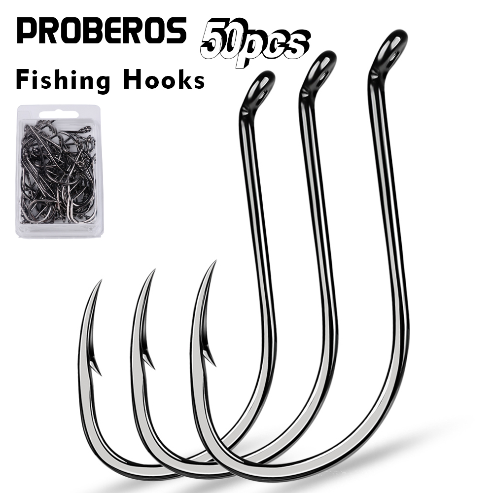 Marine Salt Mix - Рыболовные крючки PROBEROS, 50 шт., с