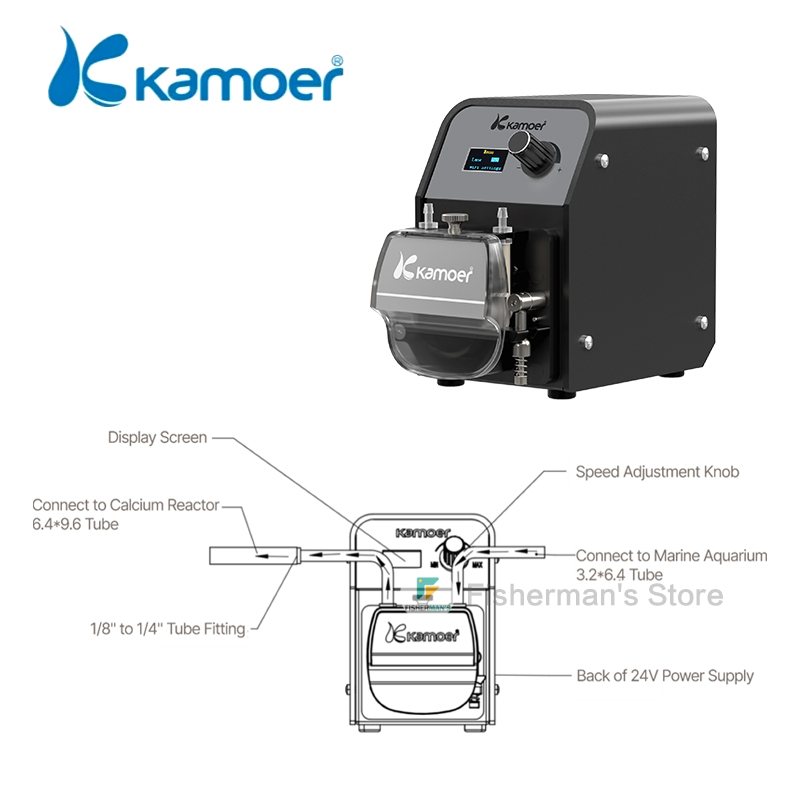 Kamoer FX-STP3 WIFI перистальт – обзор и цена Calcium Reactor Media