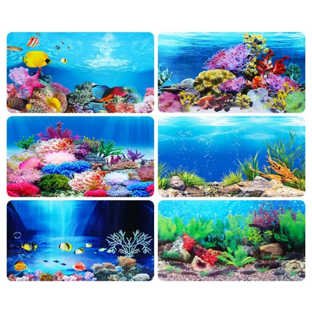 Фон для аквариума, 3D наклейка – обзор и цена Marine Aquarium Hobby