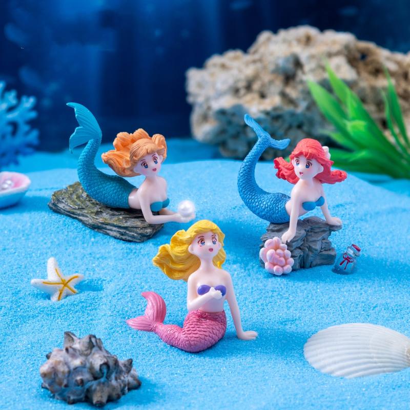 Набор из 4 пластиковых миниатю – обзор и цена Marine Aquarium Hobby
