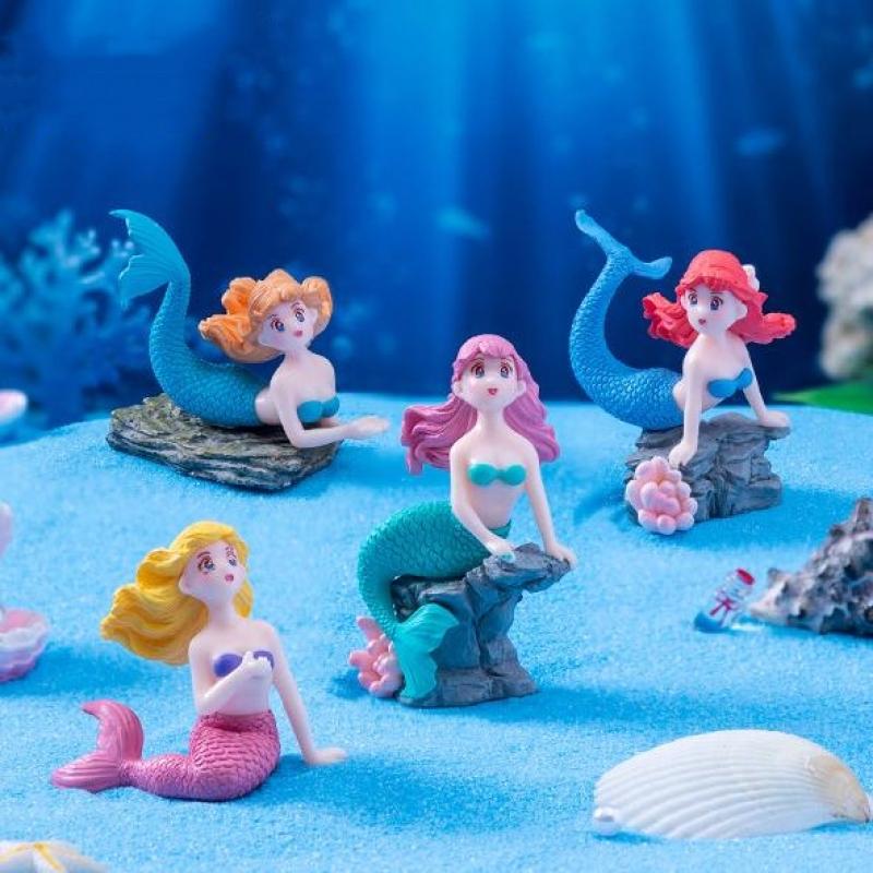 Набор из 4 пластиковых миниатю – обзор и цена Marine Aquarium Hobby