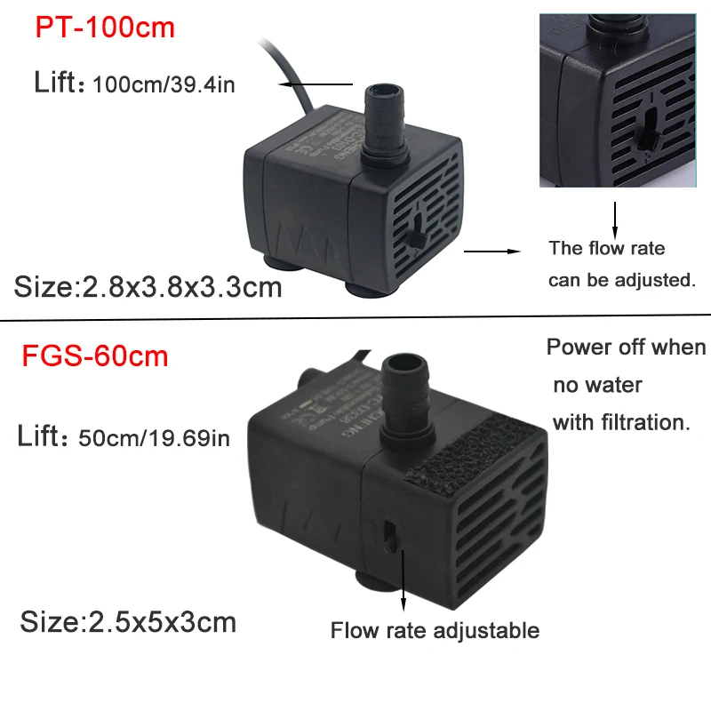 Погружной USB-насос для аквари – обзор и цена Marine Aquarium Water